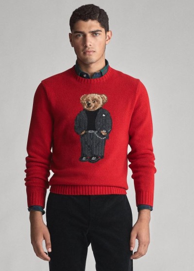 Sueter Polo Ralph Lauren Hombre Rojos / Multicolor - Suit Bear Wool - IZVCM1974